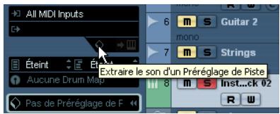 STEINBERG CUBASE STUDIO 4 - Extraire le son d'une piste instrument ou d'un préréglage VST - 1