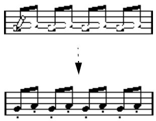 STEINBERG CUBASE STUDIO 4 - Ajouter un symbole à plusieurs notes avec le crayon - 1