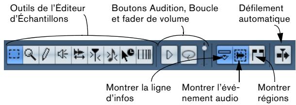 STEINBERG CUBASE STUDIO 4 - La barre d'outils - 1
