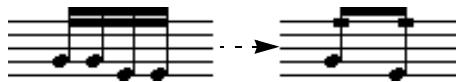 STEINBERG CUBASE STUDIO 4 - Grouper des notes à l'aide de signes de répetition - 2