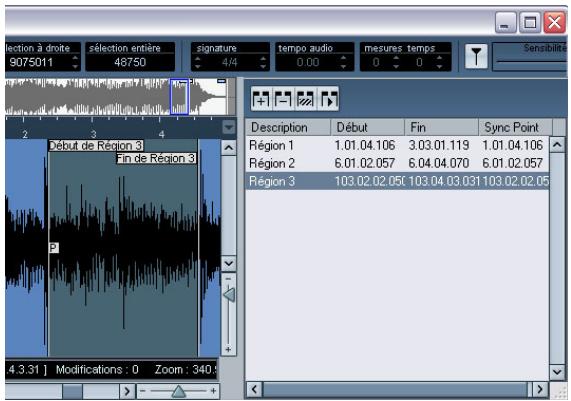 STEINBERG CUBASE STUDIO 4 - Édition des régions - 1
