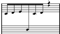 STEINBERG CUBASE STUDIO 4 - Ligatures d'une portée à l'autre - 3
