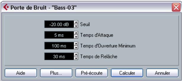STEINBERG CUBASE STUDIO 4 - Noise gate (porte de bruit) - 1