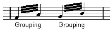 STEINBERG CUBASE STUDIO 4 - Grouper des noires ou des notes plus longues ("Brillenbass") - 1