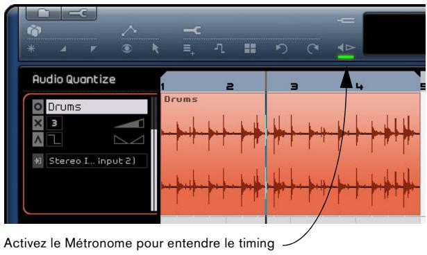 STEINBERG SEQUEL - Quantification audio et adaptation warp - 2