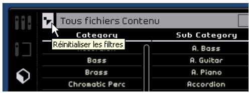STEINBERG SEQUEL - Réinitialiser filtres - 1