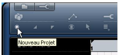 STEINBERG SEQUEL - Créer un nouveau projet, lorsqu'un projet est déjà ouvert - 1