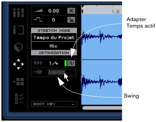 STEINBERG SEQUEL - Swing (mode "tempo du projet") - 1