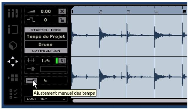 STEINBERG SEQUEL - Ajustement manuel des temps - 2