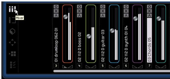 STEINBERG SEQUEL - La page mixer (console) - 1