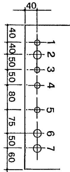 1 2 3 4 5 6 7 40 40 40 50 50 80 75 50 60
