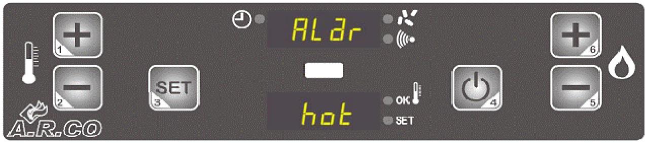 ARCO CHICCA PLUS THERMO - Alarme "ALARM HOT" - 1