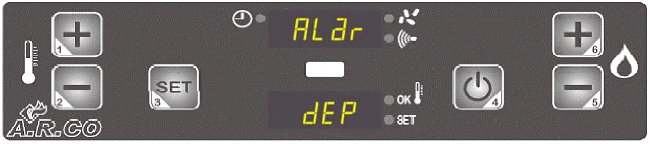 ARCO POELES PELLETS - Alarme "ALARM DEP" - 1