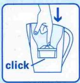 BRITA ELEMATIS  METER - Insertion de la cartouche MAXTRA - 1