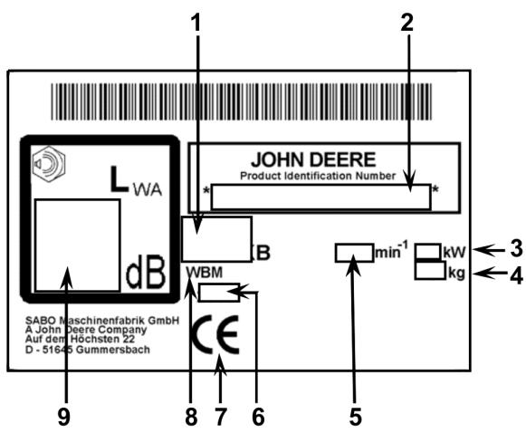 JOHN DEERE JX90 - ESCLARECIMENTO DA PLACA DE IDENTIFICAZAO COLOCADA NA MAQUINA - 1