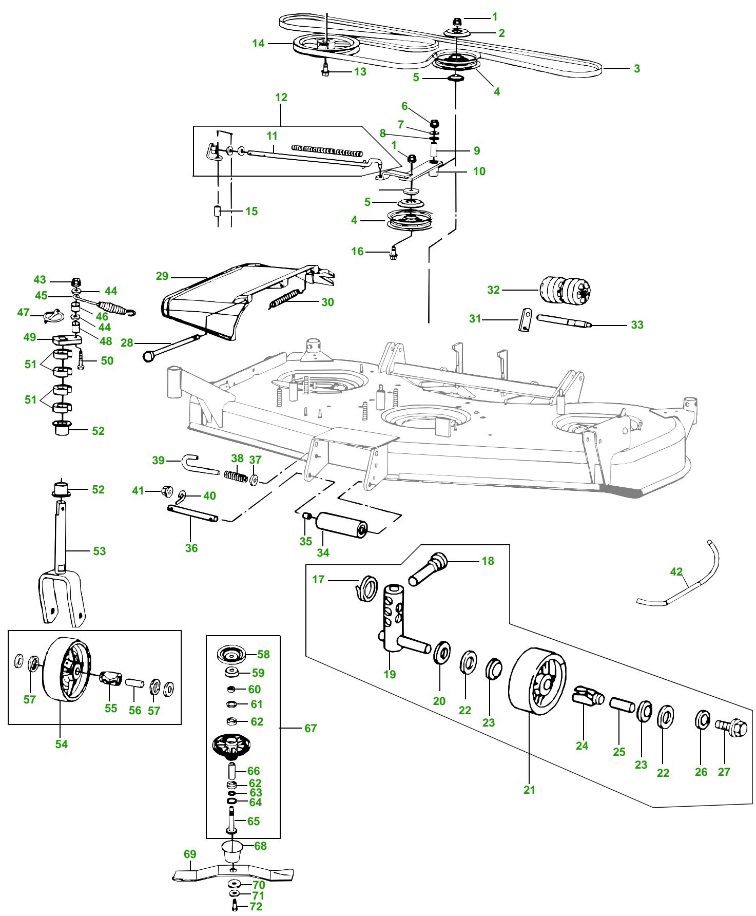 JOHN DEERE 4700 - (pour 4200 / 4210 / 4300 / 4310 / 4400 / 4410) - 1