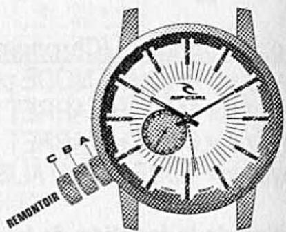 RIP CURL MONTRE - Pour changer le jour: (si applicable) - 3