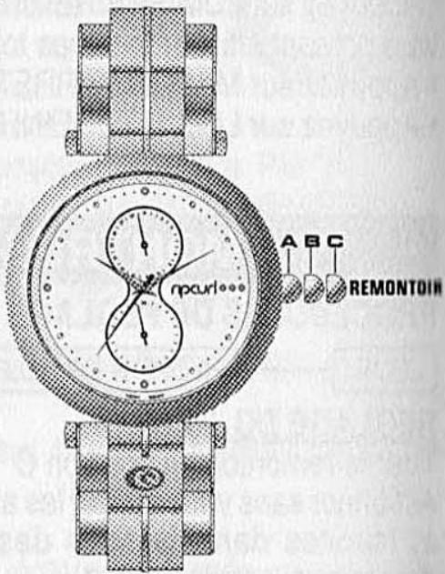 RIP CURL MONTRE - Reglage de la DATE - 1