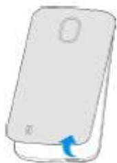 ZTE BLADE L3 - Installer la carte SIM, la carte microsd, et la batterie - 1