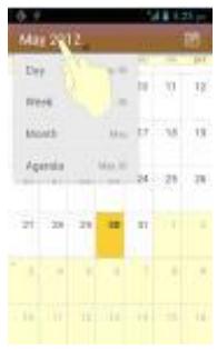 ZTE BLADE L3 - Changer les affichages du calendrier - 1