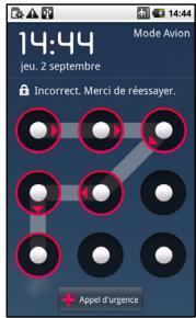 ZTE BLADE V8 - Déverrouiller l'écran à l'aide d'un modèle - 2