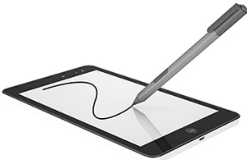 HP ELITE X2 - Utilisation du stylet (certains produits uniquement) - 1