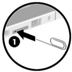 HP ELITE X2 - Insertion d'une carte microSD - 2