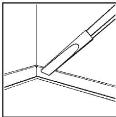 PROGRESS MAX2305 - Crevice and upholstery nozzle stored in the appliance - 1