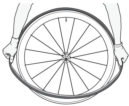 BONTRAGER WHEEL - Fixation du boyau à la jante - 2