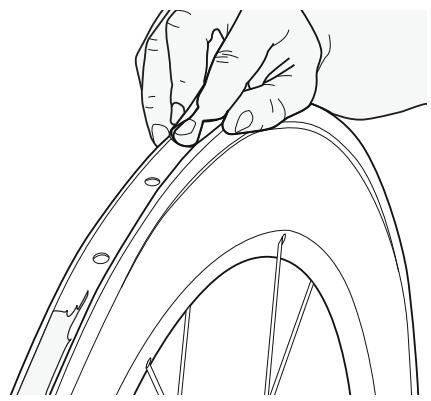 BONTRAGER WHEEL - Préparation de la jante tubulaire - 1