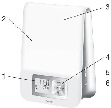 BEURER WL 70 - Cihaz açıklaması - 1