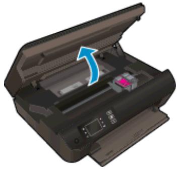 HP ENVY 4500 - Pour éliminer un bourrage papier du bac d'alimentation - 1