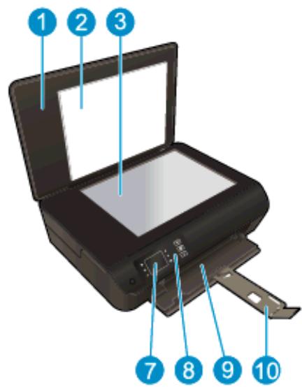 HP ENVY 4500 - Composants de l'imprimante - 1