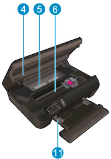 HP ENVY 4500 - Composants de l'imprimante - 2