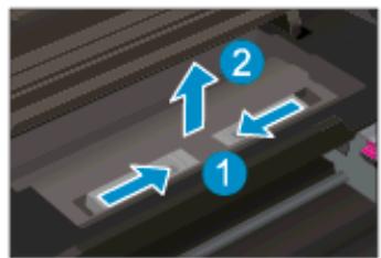 HP ENVY 4500 - Pour éliminer un bourrage papier du bac d'alimentation - 2