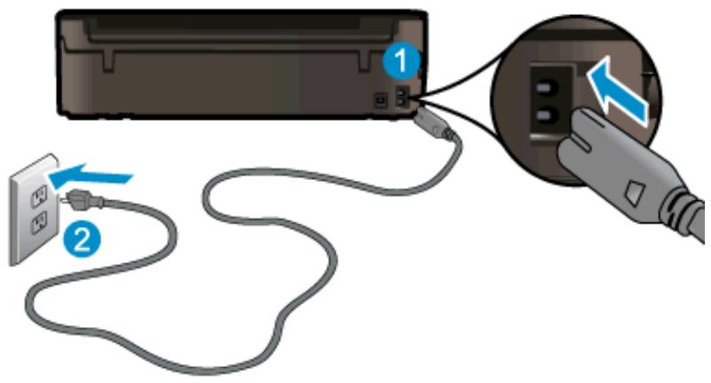 HP ENVY 4500 - Pour vérifier le raccordement électrique de votre imprimante - 1