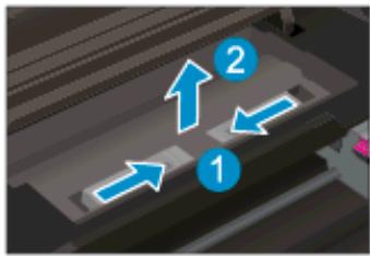 HP ENVY 4500 - Pour éliminer un bourrage papier du bac d'alimentation - 7