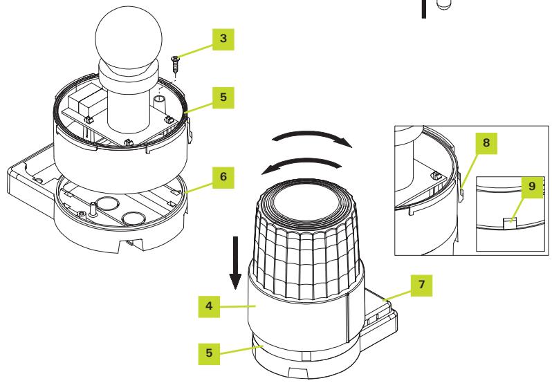 ADYX OMEGA - Installation du dispositif lumineux de signalisation - 6