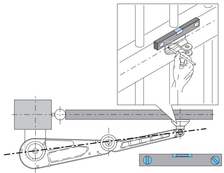 ADYX OMEGA - Positionnement PATTE portail 3 AXES alignnes - 1