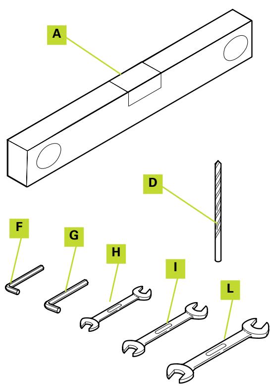ADYX VEGA - OUTILS pour le montage (NON compris dans le KIT) - 1