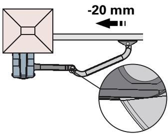 ADYX VEGA - Positionnement de la BRIDE du vantail - 1