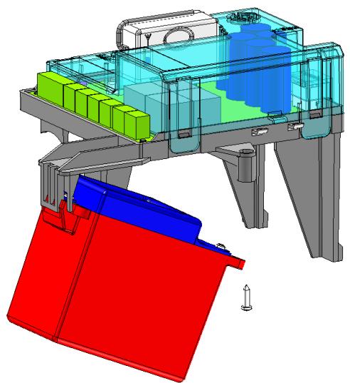 ADYX VEGA - Connxion des batteries (en OPTION) - 2
