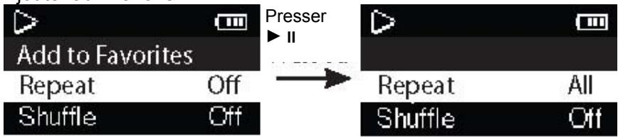 SPEEDO AQUABEAT - Menu navigation - 2