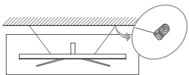 SAMSUNG UE40MU6175, UE65MU6175, UE49MU6175, UE55MU6175 - Television putoamisen estäminen - 2
