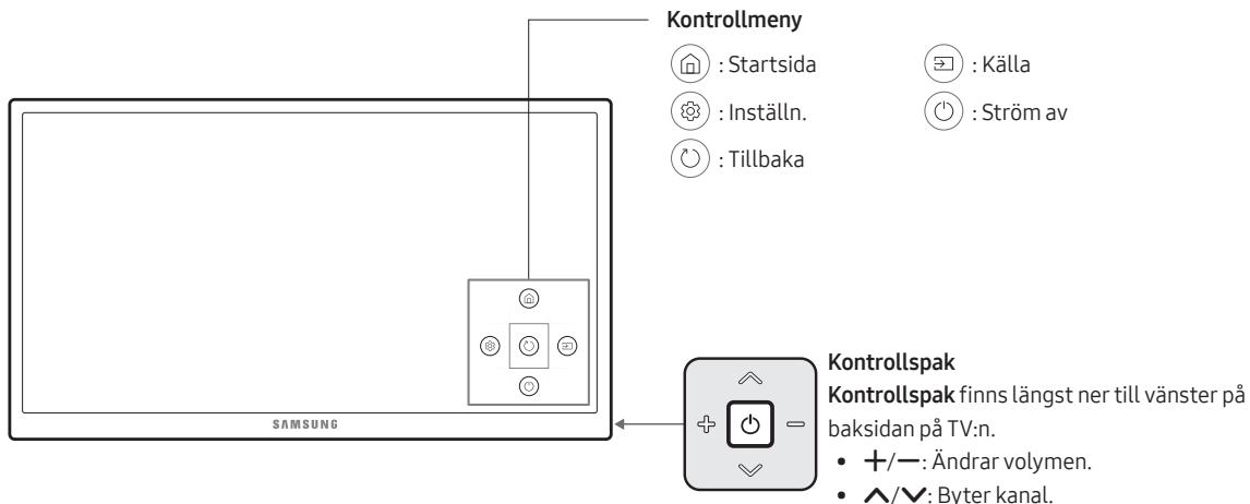 SAMSUNG UE40MU6175, UE65MU6175, UE49MU6175, UE55MU6175 - Anvanda tv:ns TV-kontroll - 1