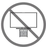 SAMSUNG UE40MU6175, UE65MU6175, UE49MU6175, UE55MU6175 - Sicherheitshinweis: Befestigen des Geräts an der Wand, damit es nicht kippt - 1