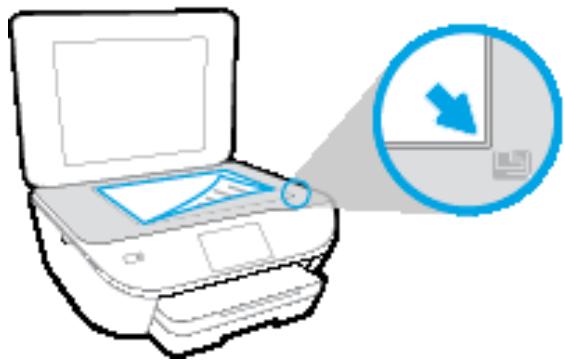HP ENVY 5547 - Chargement d'un original - 2