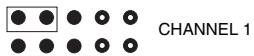 NICE FLOX2R - Selection of the relays on the channels - 1