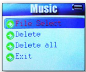 SWEEX MP600 - Réglages du mode musique/lecture - 1