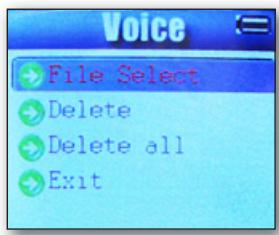 SWEEX MP608 - Réglages du mode audio/lecture - 1